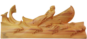 puuveistos kalavale iii