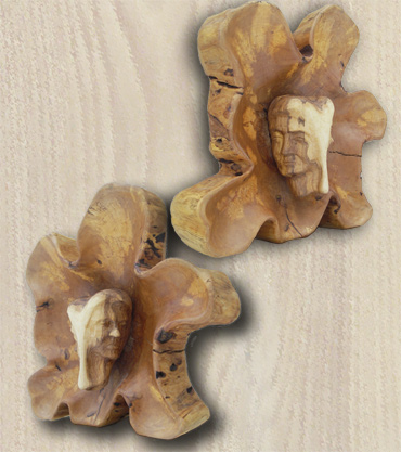 puuveistos uralin rakastavaiset